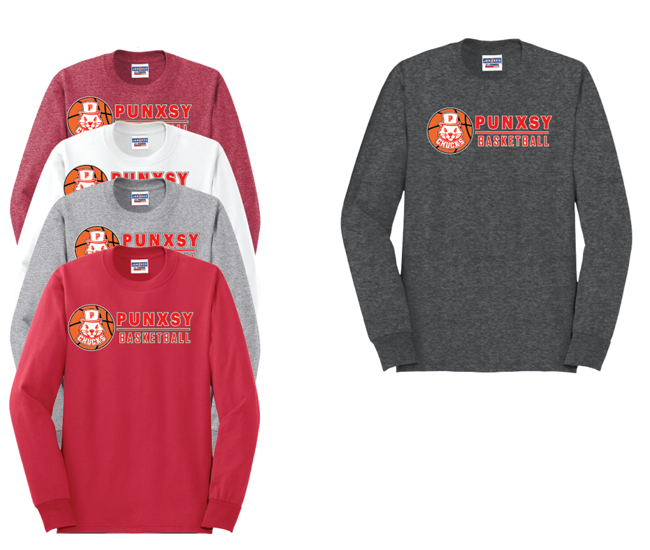 1J. Adult 50/50 Long Sleeve T-Shirt
