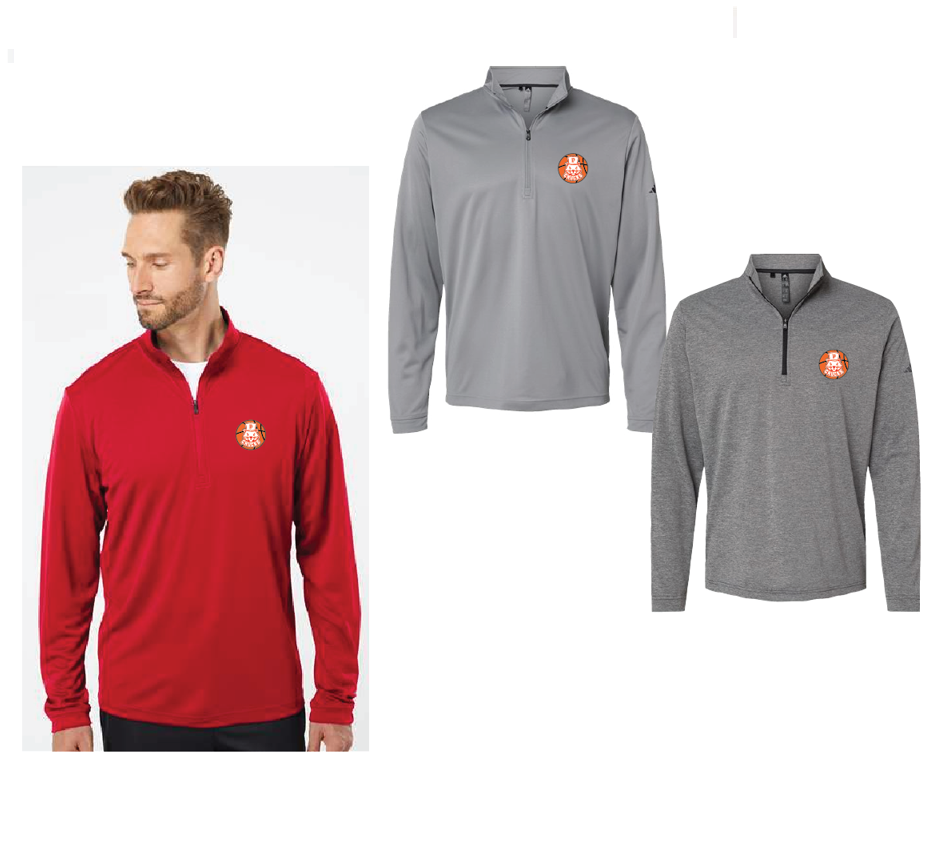 2C. Adidas - Lightweight Quarter-Zip Pullover