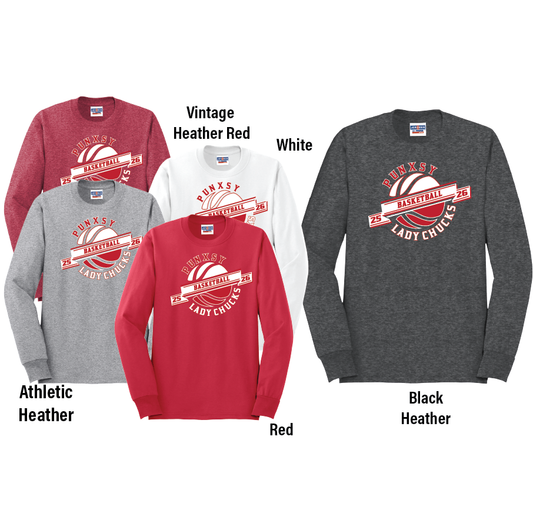 A2.  Adult 50/50 Long Sleeve T-Shirt