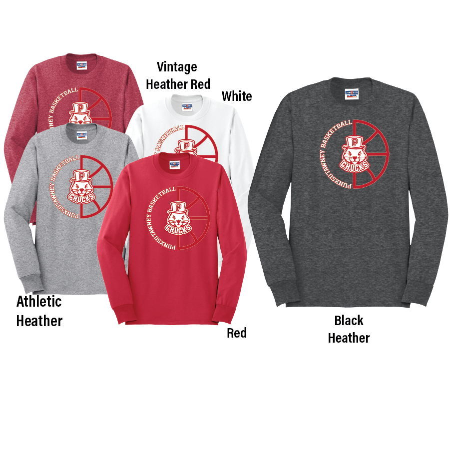 A2.  Adult 50/50 Long Sleeve T-Shirt