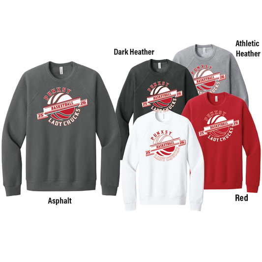 A6.  Bella + Canvas Sponge Fleece Crewneck Sweatshirt