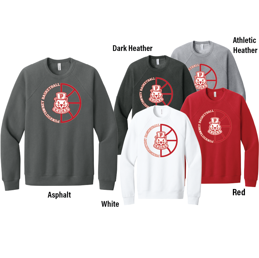 A6.  Bella + Canvas Sponge Fleece Crewneck Sweatshirt